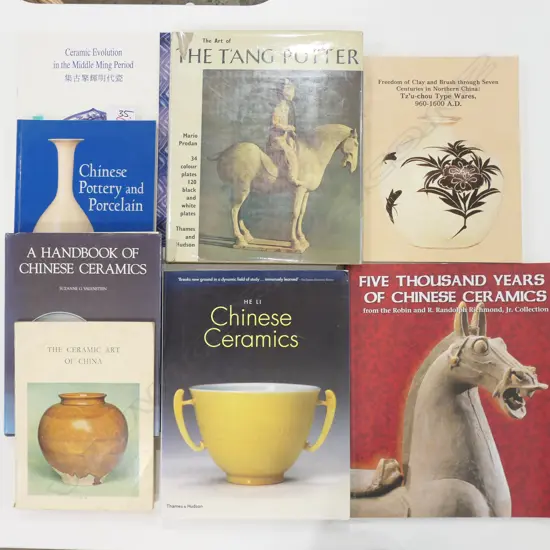 EIGHT PUBLICATIONS: CHINESE CERAMICS